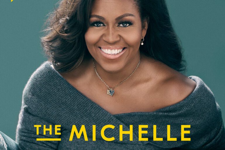 Michelle Obama podcast promotional image