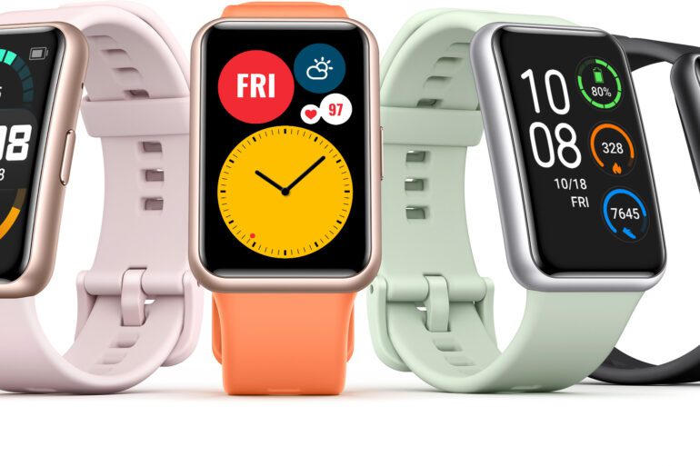 Huawei Watch Fit in multiple colours