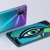 Aurora Purple Oppo A72 smartphone