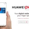 Image of a Huawei phone with the Huawei Wallet app one on it