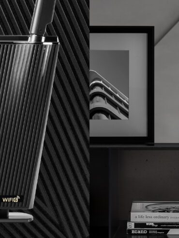 montage of asus wifi router