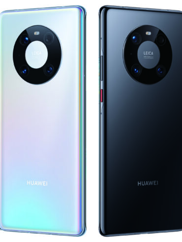 Front and back of the Huawei Mate 40 Pro