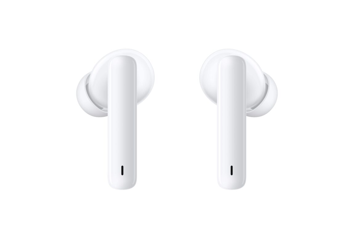 white huawei freebuds 4i