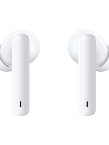 white huawei freebuds 4i