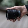 Picture of new Sony lens in a person's hand