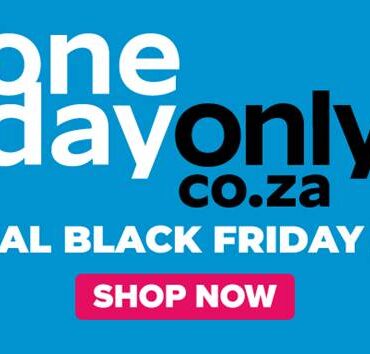 Banner image of the onedayonly website advertising their 2022 black friday deals
