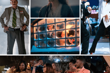 Collage of various shows coming to Netflix in December 2022