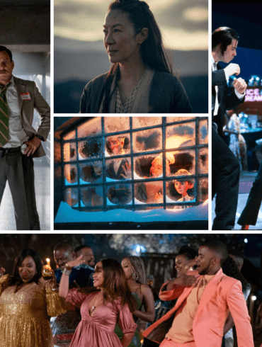 Collage of various shows coming to Netflix in December 2022