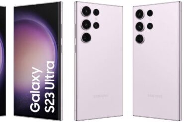 Group image of the Samsung Galaxy S23 Ultra in Misty Lilac