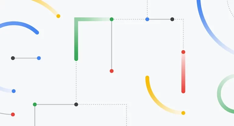 Random, stylised art from Google for the announcement of Bard.