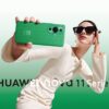 Stylised image of well dressed woman with sunglasses on holding a HUAWEI nova 11 Pro